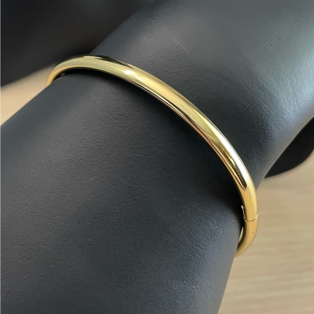 Solid Plain Bangle S/M / Brazalete Plano Solido S/M